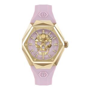 Philipp Plein The $kull Spikes Silicone Watch Gold Womens